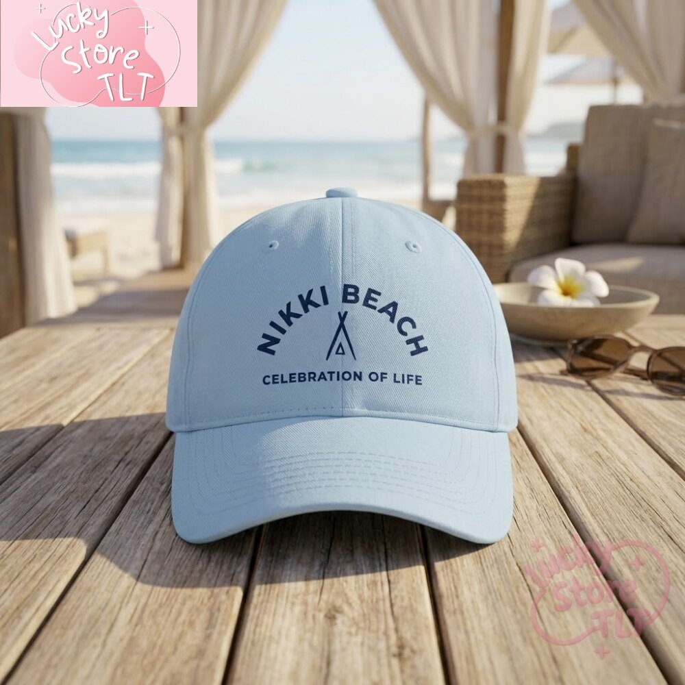 Nikki Beach Celebration of Life Unisex Baseball Cap Luxury Resort Hat